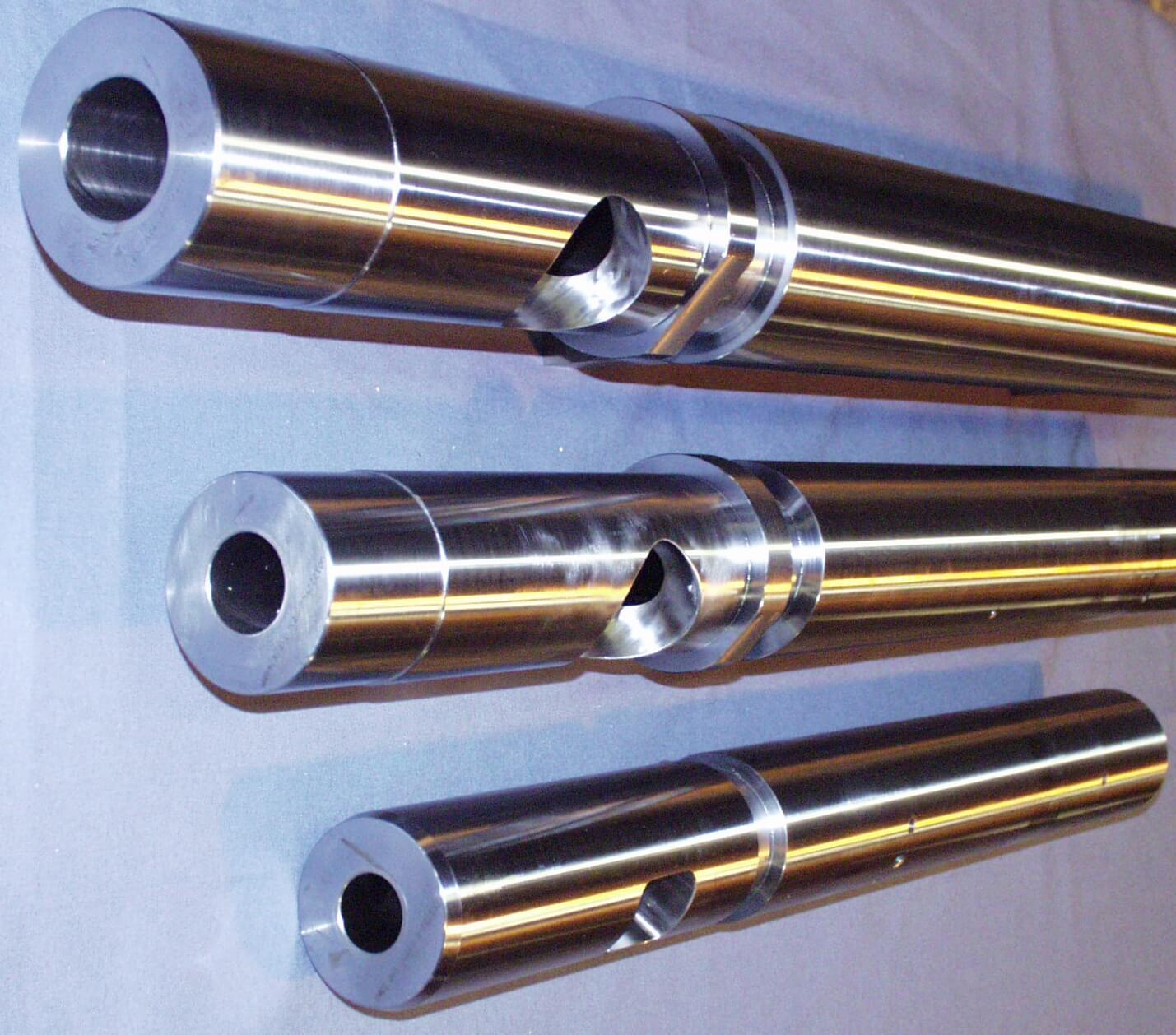 Three quality barrels for molding machines from AIC-Plastico